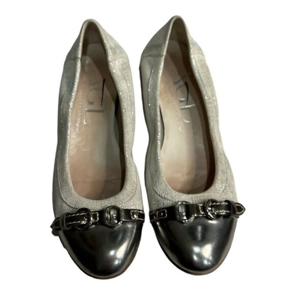 AGL Attilio Giusti Leombruni Vero Cuoio Ballet Flats Size 36 - Picture 3 of 7